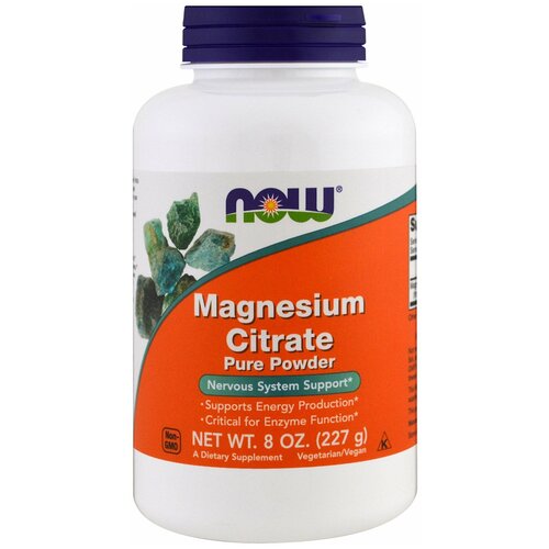    NOW Magnesium Citrate Pure Powder, 227 , 220    -     -,    