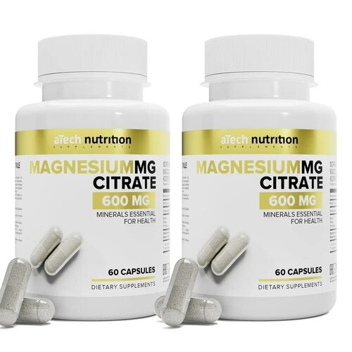    2    / MAGNESIUM CITRATE aTech nutrition 60 + 60    -     -,    