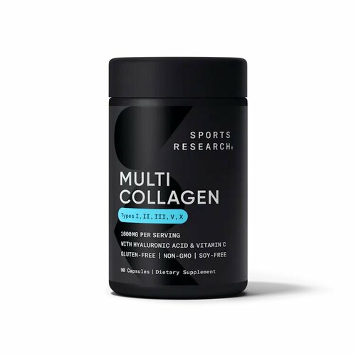     , Multi Collagen Capsules, Sports Research, 90    -     -,    