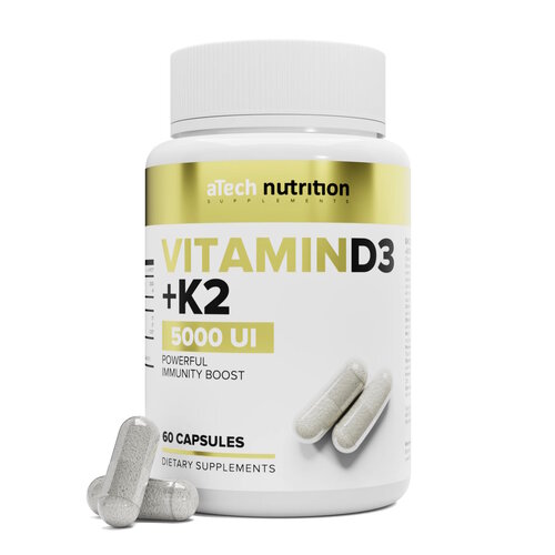   Vitamin D3+K2 ., 5000 ME, 27 , 60 .   -     -,    