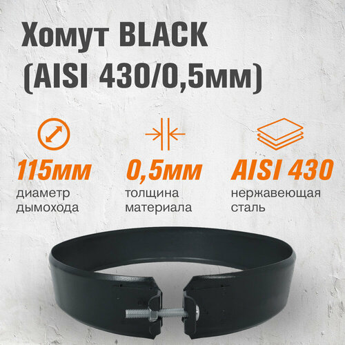  BLACK (AISI 430/0,5) (115),  