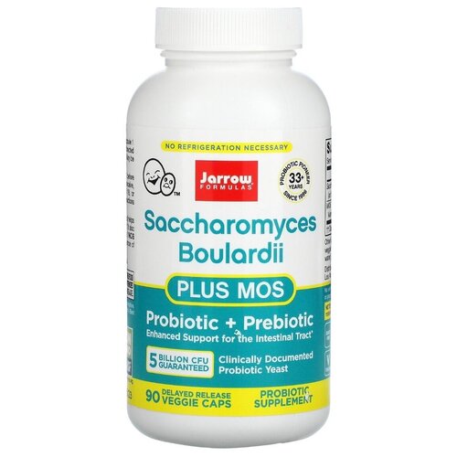    Jarrow Formulas Saccharomyces Boulardii plus MOS, 130 , 5  , 90 .   -     -,    