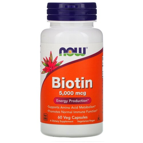    NOW Biotin, 100 , 150 , 5000 , 60 .   -     -,    