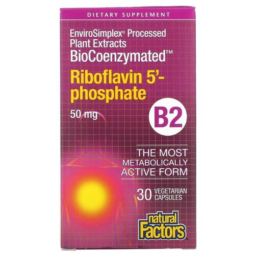    Natural Factors BioCoenzymated B2 Riboflavin 5-Phosphate, 50 , 50 , 30 .   -     -,    