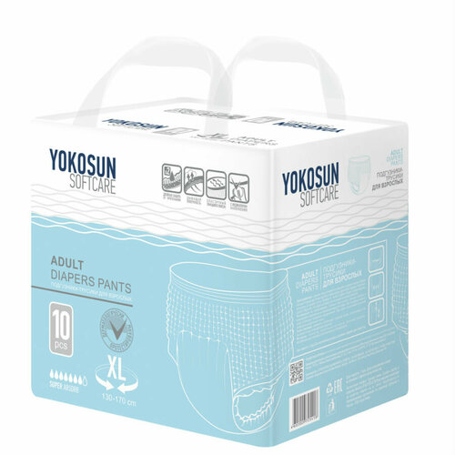     YokoSun Softcare Pants, XL, 7 , 130-170 , 1 .  10 .   -     -,    