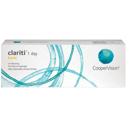     CooperVision Clariti 1 day toric., 30 ., R 8,6, D 0,CYL:-1,75,A:150, , 1 .   -     -,    