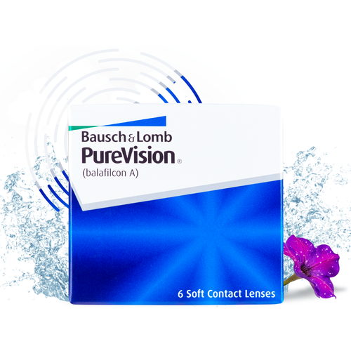     Bausch & Lomb PureVision, 6 ., R 8,6, D -0,75   -     -,    