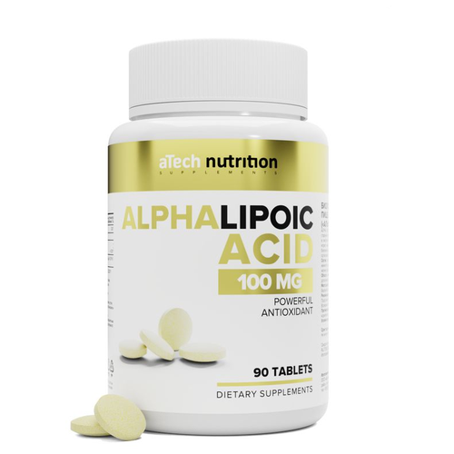   -  ALPHA LIPOIC ACID aTech nutrition 90    -     -,    