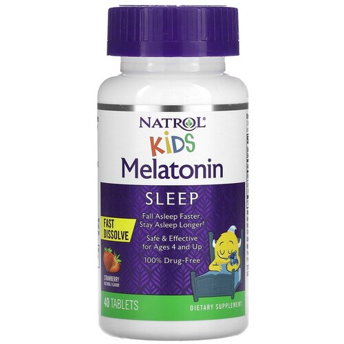     Natrol Kids Melatonin Fast Dissolve, 60 , 40 .   -     -,    