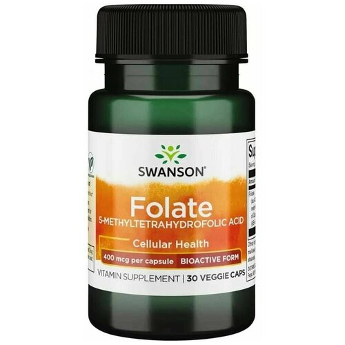     400  SWANSON Folate 400 mcg - 30    -     -,    