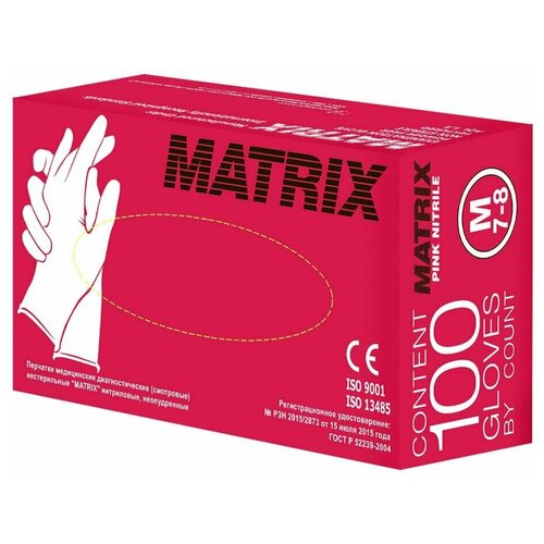      - S - 50  (100)  Matrix Pink Nitrile , ,    -     -,    