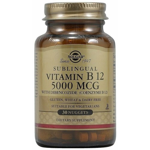   Solgar Vitamin B12 Megasorb 5000 mcg (30 )   -     -,    