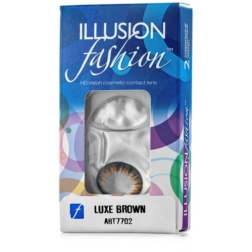     ILLUSION Fashion Luxe, 2 ., R 8,6, D -1,5, brown   -     -,    