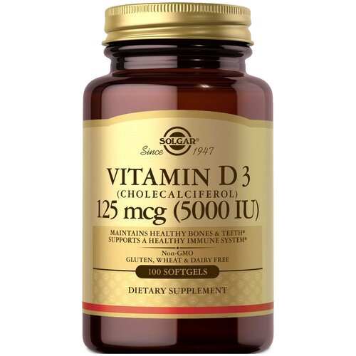    SOLGAR Vitamin D3 (Cholecalciferol) 5000 , 100 .   -     -,    