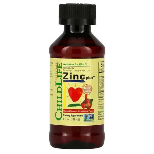   ChildLife Essentials Zinc Plus - /.  ., 118 , 270 , ,    -     -,    