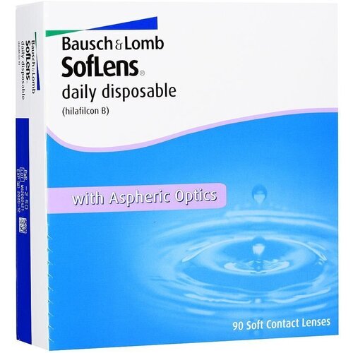     Bausch & Lomb Soflens Daily Disposable, 90 ., R 8,6, D -4   -     -,    