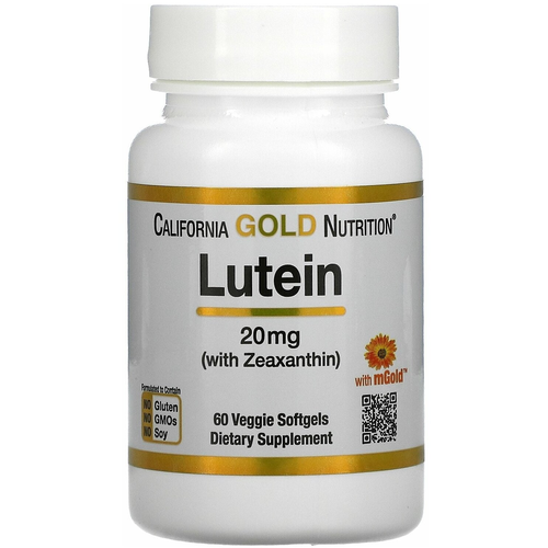    California Gold Nutrition Lutein with Zeaxanthin, 50 , 20 , 60 .   -     -,    