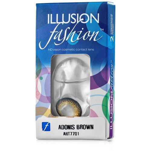     ILLUSION Fashion Adonis, 2 ., R 8,6, D 0, brown   -     -,    