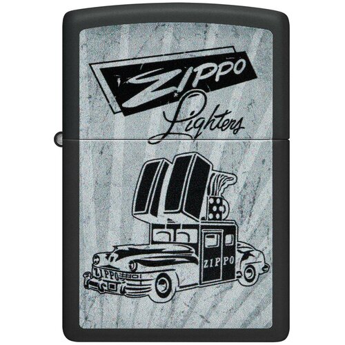      ZIPPO Classic 48572 Car Design   Black Matte -  ZIPPO   -     -,    