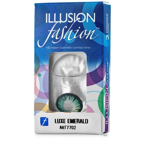     ILLUSION Fashion Luxe, 2 ., R 8,6, D -6, Emerald   -     -,    