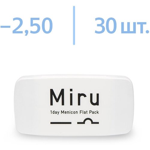     Menicon Miru 1 day Flat Pack, 30 ., R 8,6, D -2,5, 1 .   -     -,    