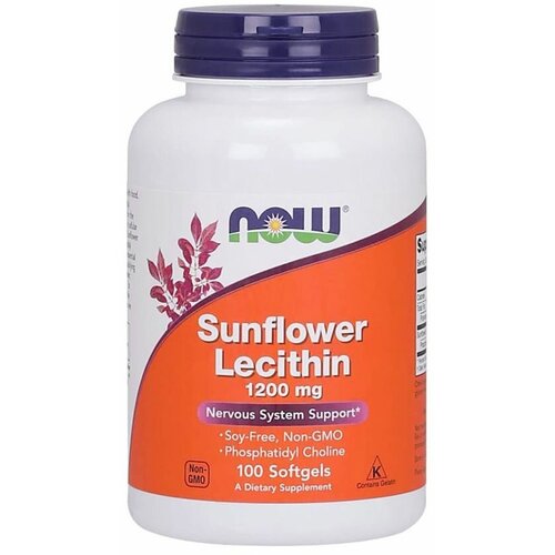   NOW FOODS Sunflower Lecithin 1200  (  ) 100   (Now Foods)   -     -,    