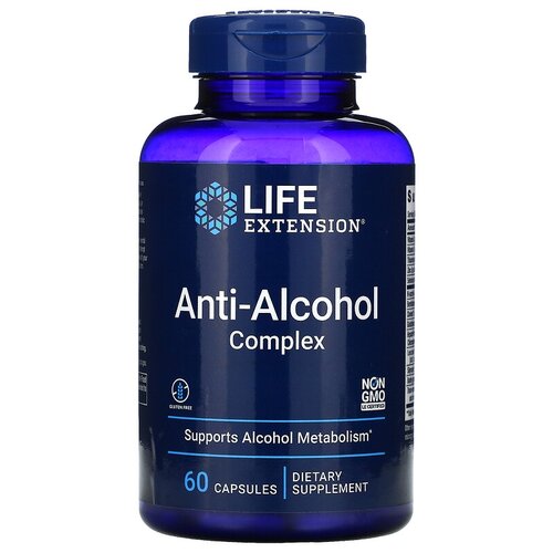    Life Extension Anti-Alcohol Complex, 100 , 60 .   -     -,    