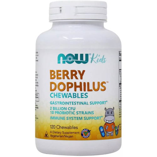   NOW Berry Dophilus Kids 120 chewables /     120     -     -,    