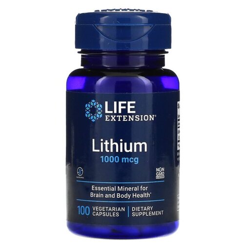    Life Extension Lithium, 50 , 1000 , 100 .   -     -,    