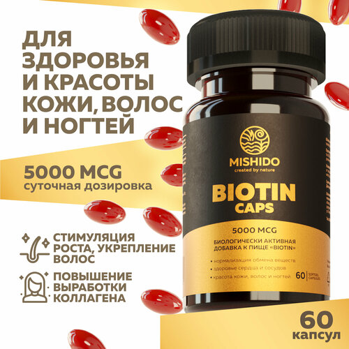      Biotin 5000  MISHIDO 60  B7, H      ,     , ,     -     -,    