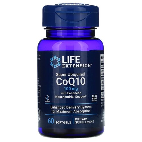    Life Extension Super Ubiquinol CoQ10 with Enhanced Mitochondrial Support, 80 , 100 , 60 .   -     -,    