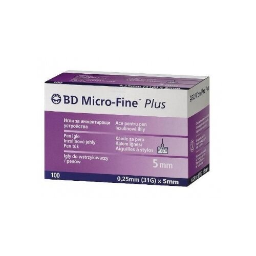     - BD Micro-Fine Plus, 5  x 0.25 , : 31G, 100 .   -     -,    