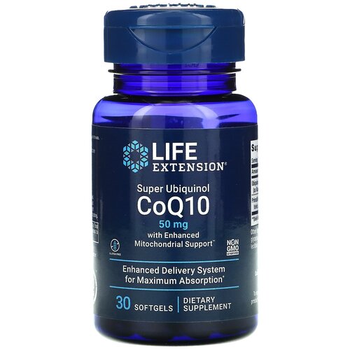    Life Extension Super Ubiquinol CoQ10 with Enhanced Mitochondrial Support, 40 , 50 , 30 .   -     -,    