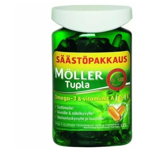   Omega-3 MOLLER TUPLA 150 .   -     -,    