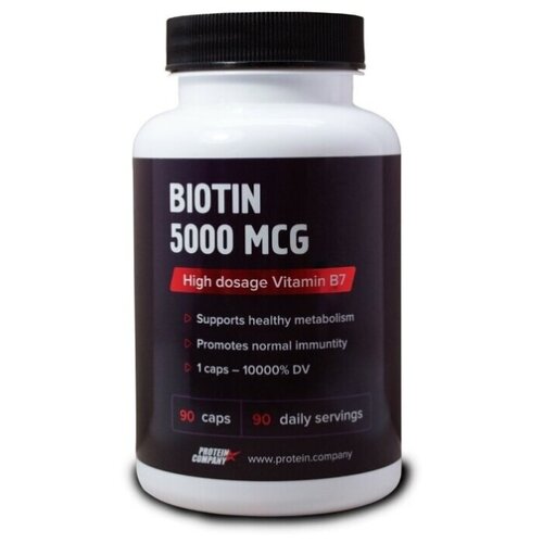    PROTEIN.COMPANY Biotin 5000 mcg, 90 , 250 , 90 .   -     -,    