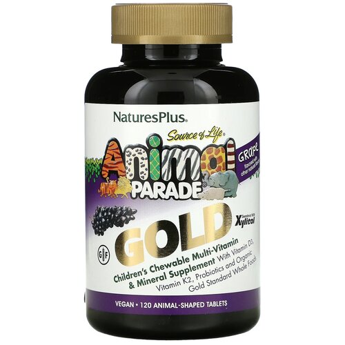   Nature's Plus Source of Life Animal Parade Gold     ,   , 120 .      -     -,    