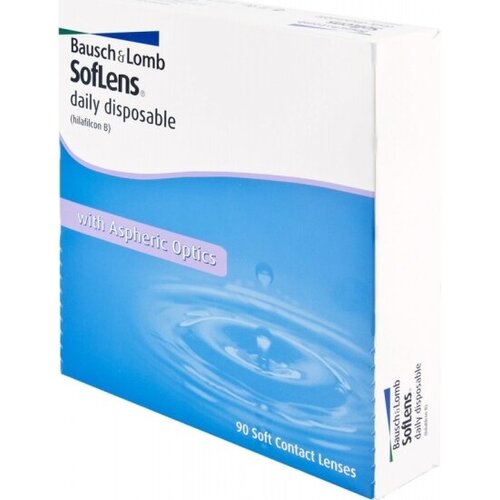     Bausch & Lomb Soflens Daily Disposable, 90 ., R 8,6, D -3   -     -,    