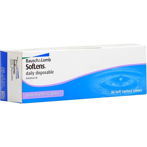     Bausch & Lomb Soflens Daily Disposable, 30 ., R 8,6, D -1,25   -     -,    