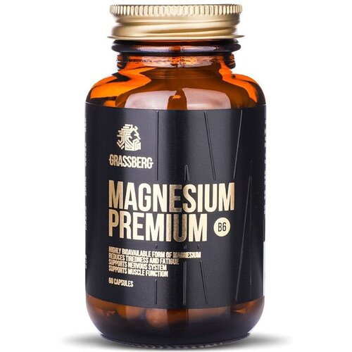   Grassberg Magnesium Premium B6 ., 60 .   -     -,    