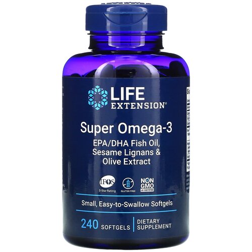    Life Extension Super Omega-3 EPA/DHA with Sesame Lignans & Olive Extract, 280 , 250 , 240 .   -     -,    