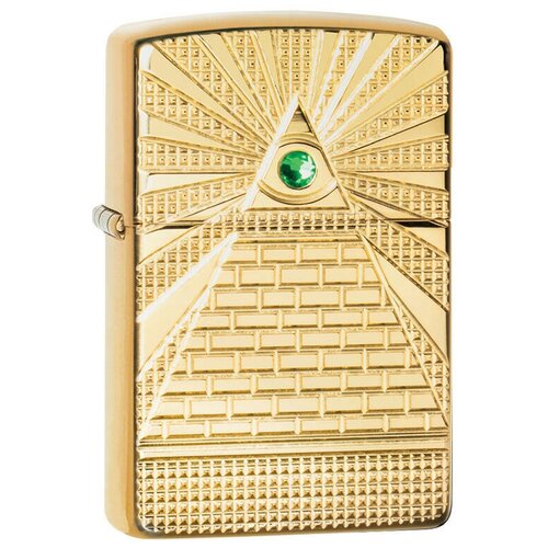      ZIPPO Armor 49060 Eye of Providence Design   High Polish Brass -     -     -,    