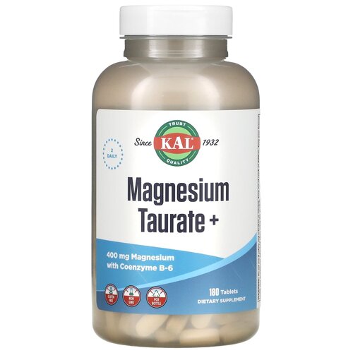    KAL Magnesium Taurate+, 350 , 400 , 180 .   -     -,    