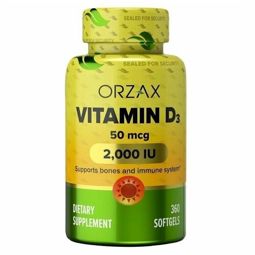   Orzax Vitamin D3 2000IU /   3 2000 360    -     -,    