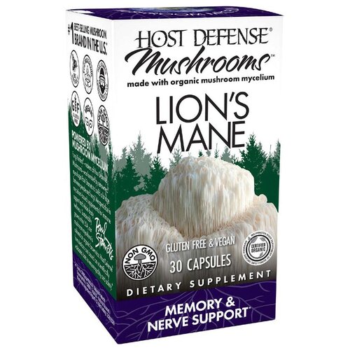    Host defense Lion's mane, 60 , 60 , 30 .   -     -,    