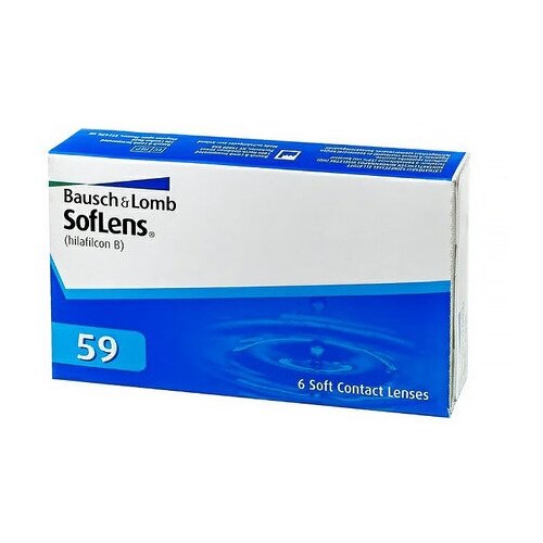     Bausch & Lomb SofLens 59, 6 ., R 8,6, D -1,75   -     -,    