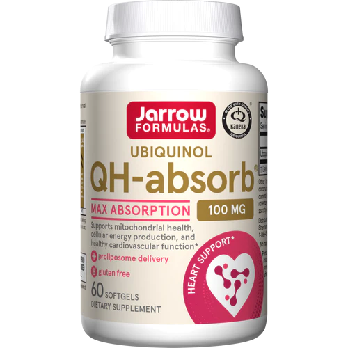   Jarrow Formulas Ubiquinol QH-Absorb 100 mg 60 softgels/