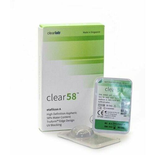     Clearlab Clear 58, 14 , 6 ., R 8,7, D +3, 1 .   -     -,    