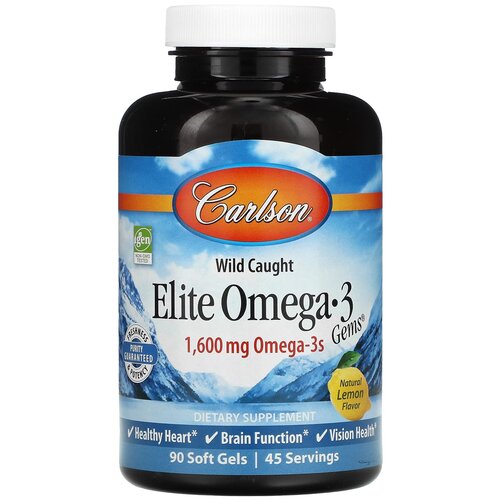   Elite Omega-3 Gems ., 400 , 340 , 90 .,    -     -,    