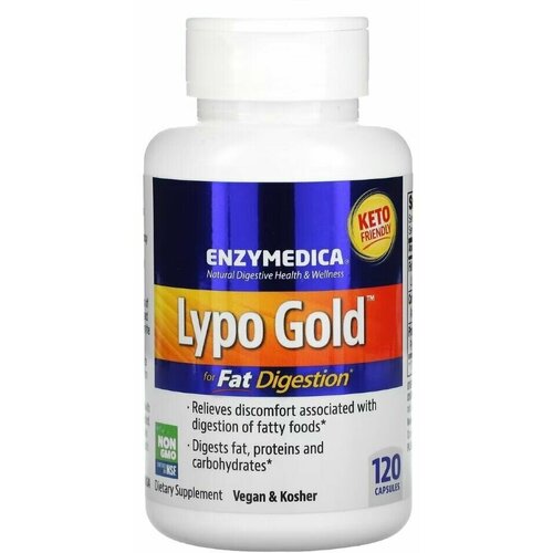   Enzymedica Lypo Gold 120 caps/    120    -     -,    