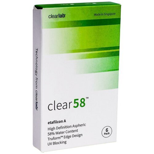     Clearlab Clear 58, 14 , 6 ., R 8,7, D -5,75, , 1 .   -     -,    